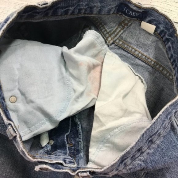 J. Crew Vintage High Waist Jeans Made in USA 100% Cotton Size 31 ins 31” - Picture 2 of 8